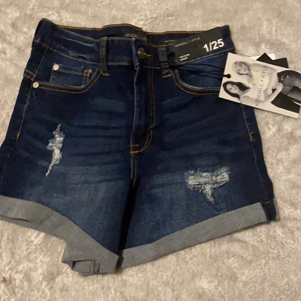 Never worn Kendall + Kylie jean shorts.